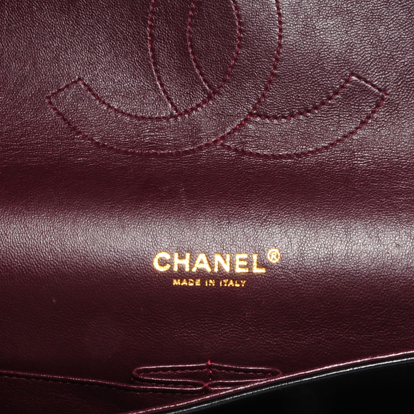 Lambskin Quilted Maxi Double Flap Black