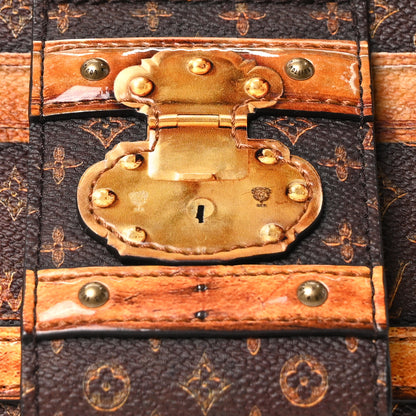 Louis Vuitton Calfskin Transformed Monogram Time Trunk Crown Frame Bag 7 of 9