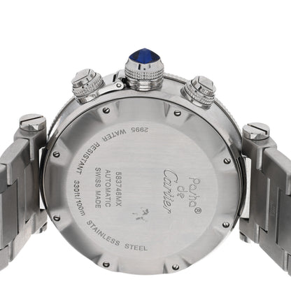 Cartier Stainless Steel 42mm Pasha Seatimer Date Chronograph Automatic Watch 4 of 5