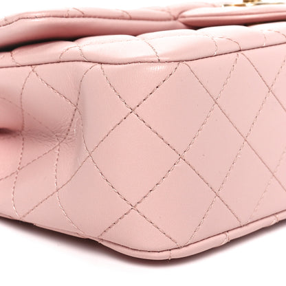 Chanel Lambskin Quilted Small Sweet Camellia Flap Light Pink 9 of 11