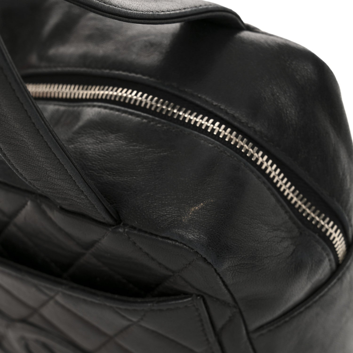 Chanel Lambskin Quilted CC Pocket Tote Black 12 of 14