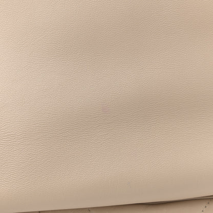 Chanel Goatskin Quilted Maxi Chanel 19 Flap Beige 12 of 14