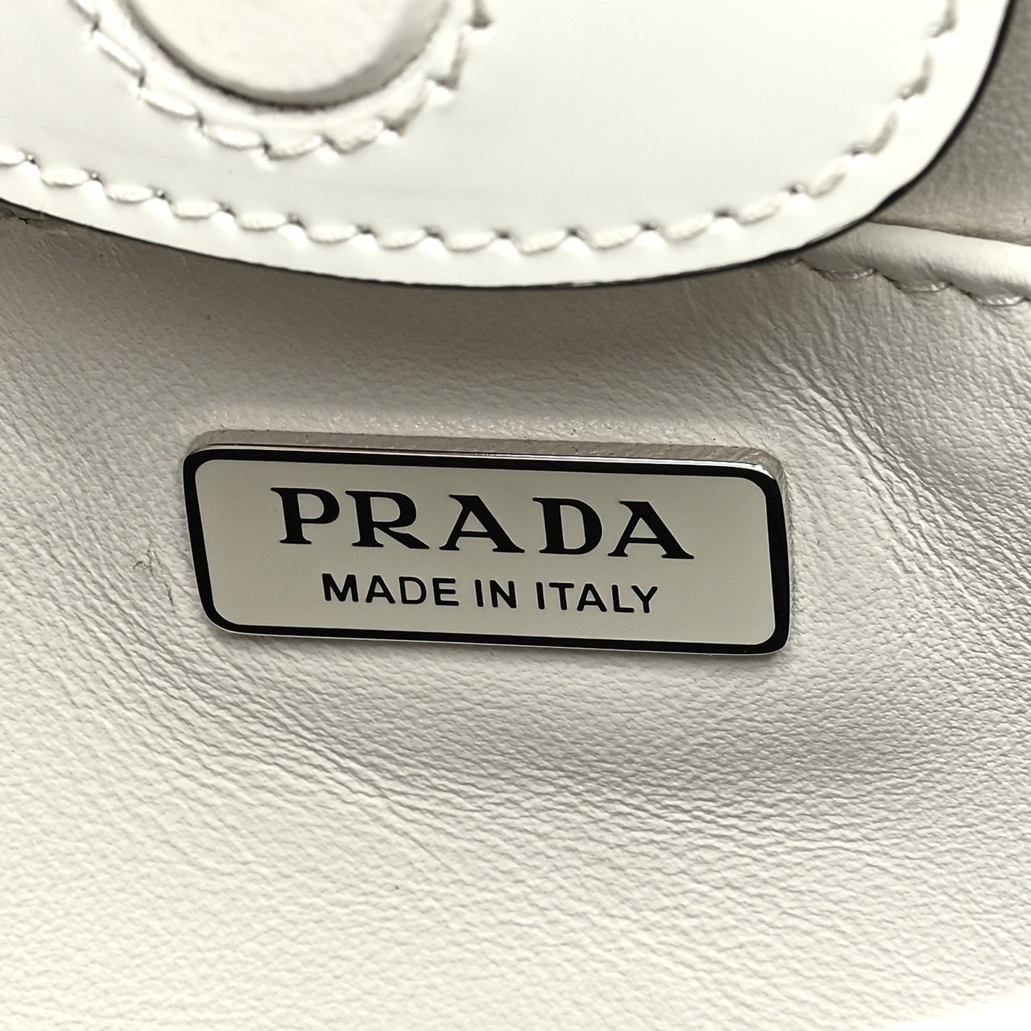 Spazzolato Cleo Adjustable Strap Shoulder Bag White
