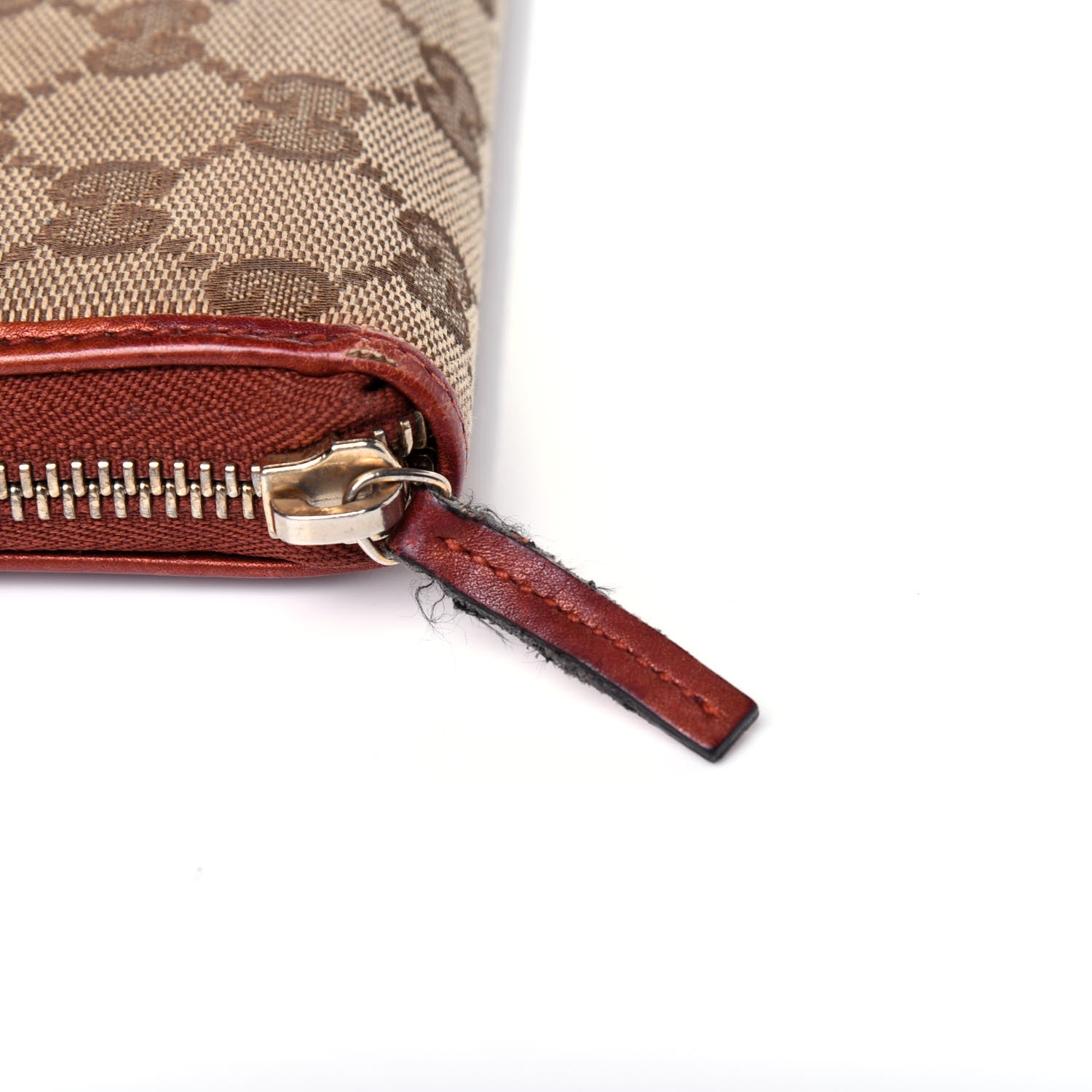 Gucci Monogram Bow Zip Around Wallet Brown 22 of 22