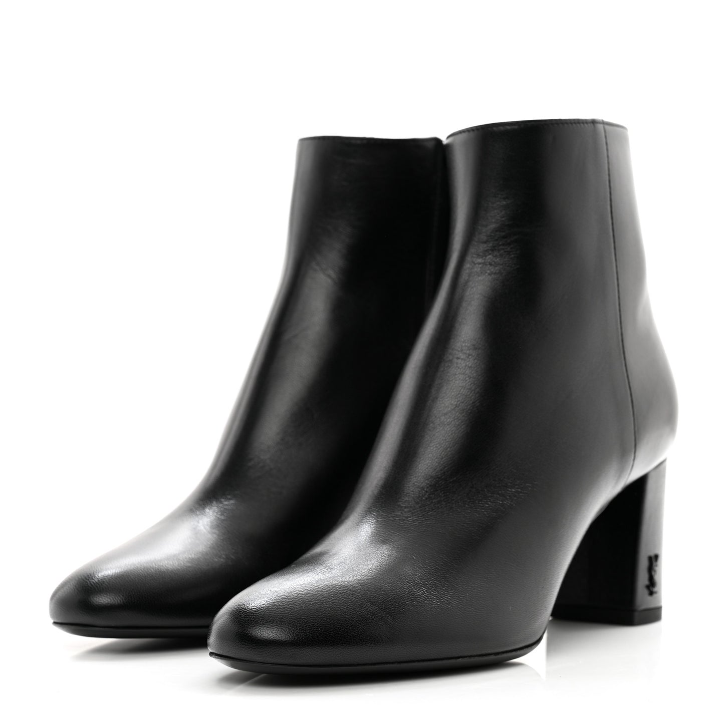 Nappa Vendome Loulou Ankle Zip Boot 36.5 Black