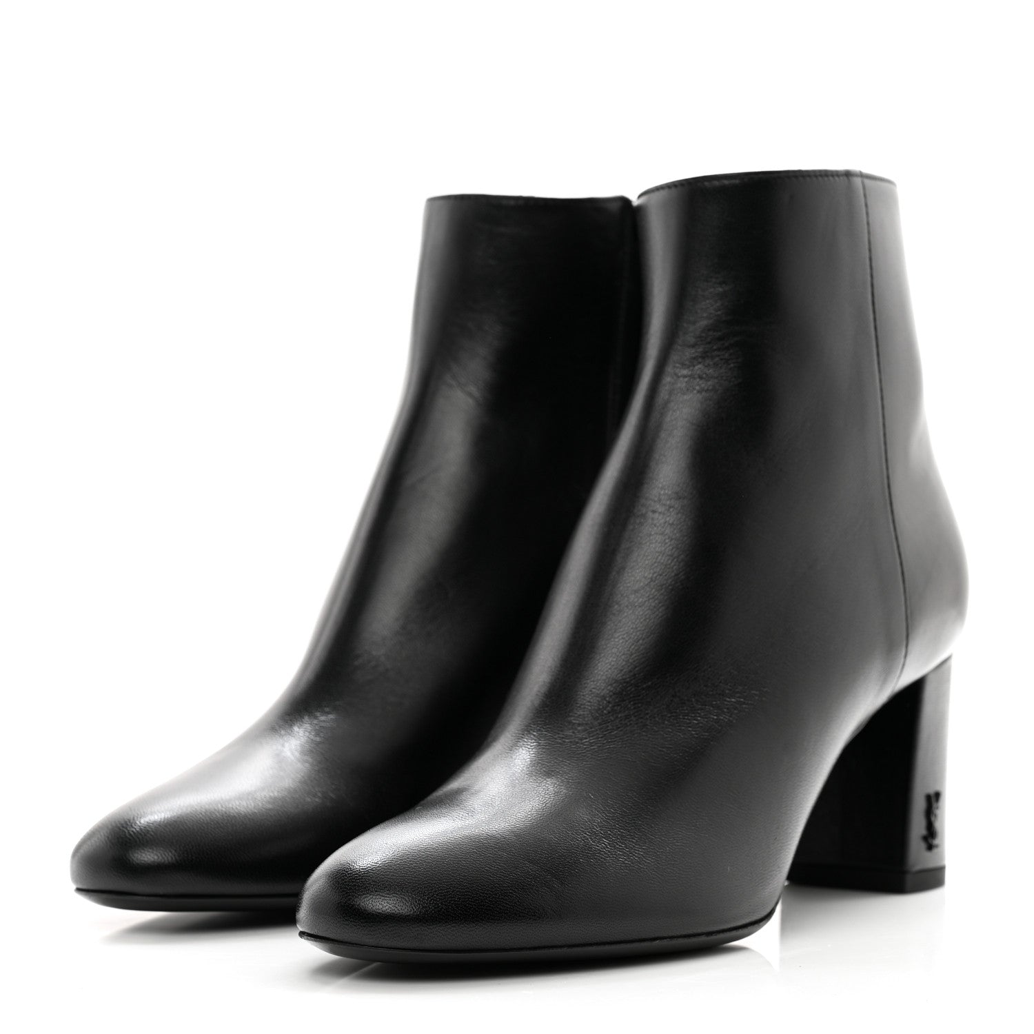 Saint Laurent Nappa Vendome Loulou Ankle Zip Boot 36.5 Black 3 of 9