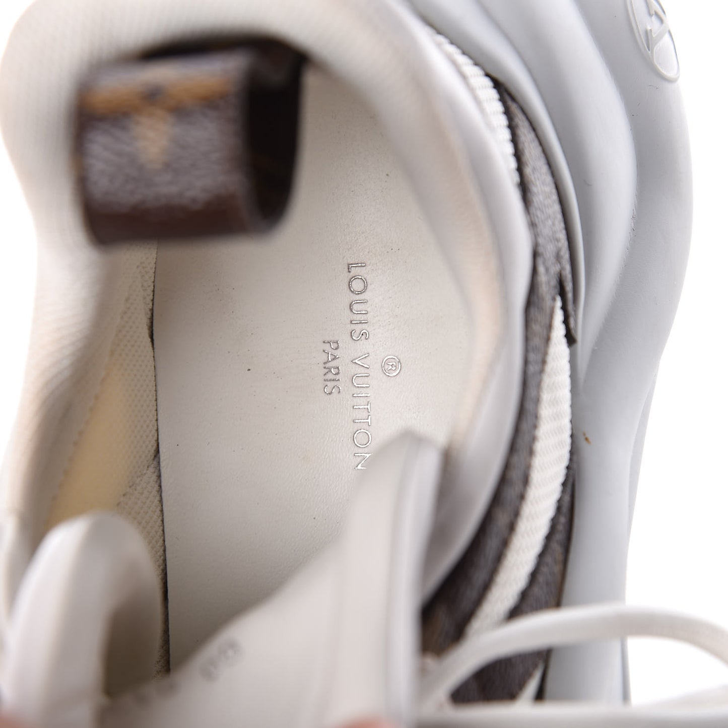 Patent Monogram LV Archlight Sneakers 37.5 White