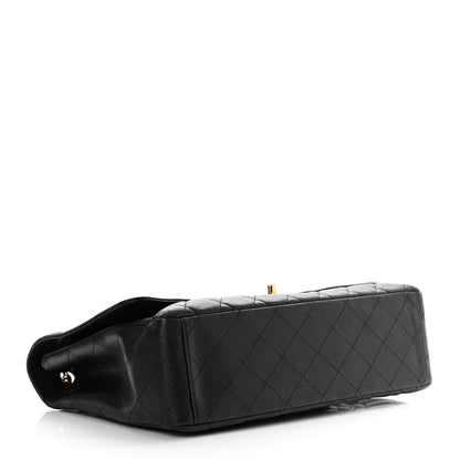 Chanel Caviar Quilted Maxi Single Flap Black 3 of 11