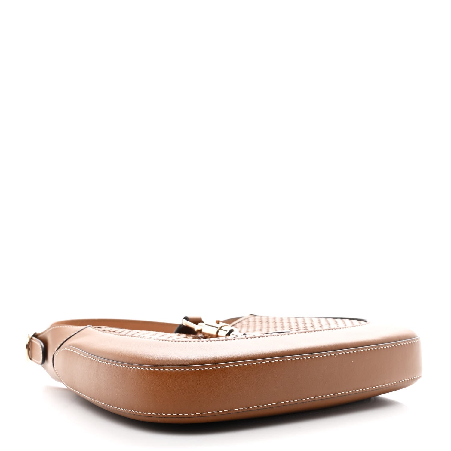 Gucci Woven Calfskin Medium Jackie 1961 Hobo Brown 4 of 9