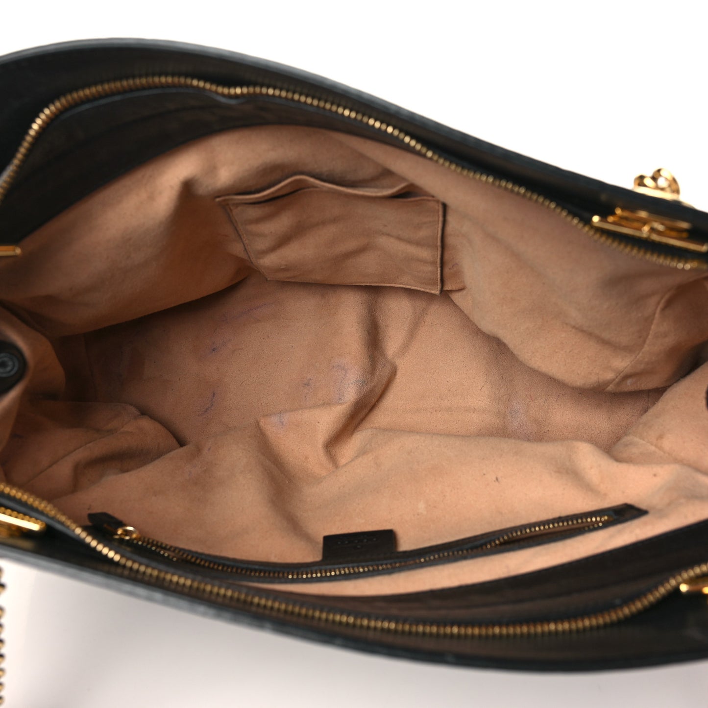 Guccissima Signature Large Shoulder Tote Bag Black