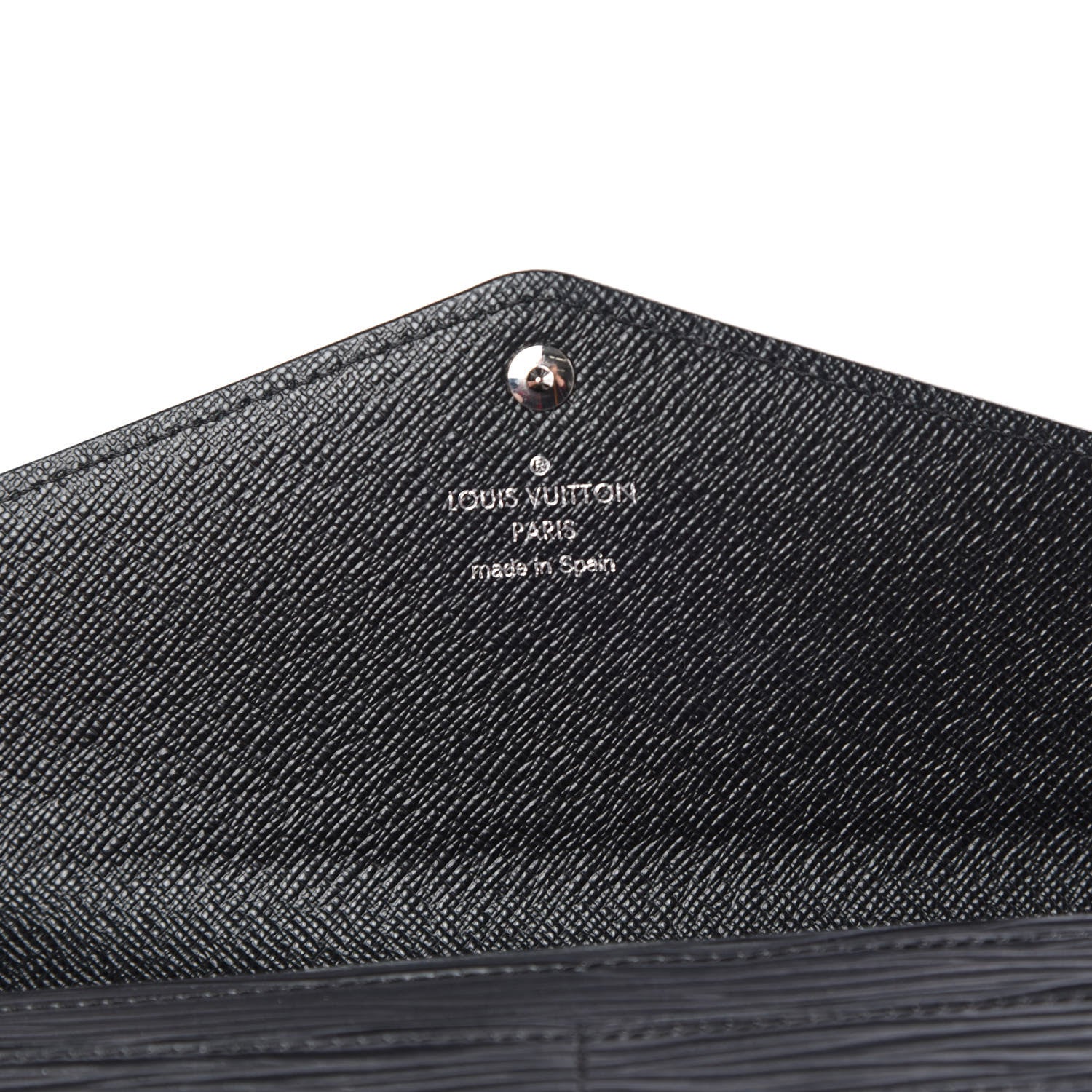 Louis Vuitton Epi Sarah Wallet NM Black 6 of 7