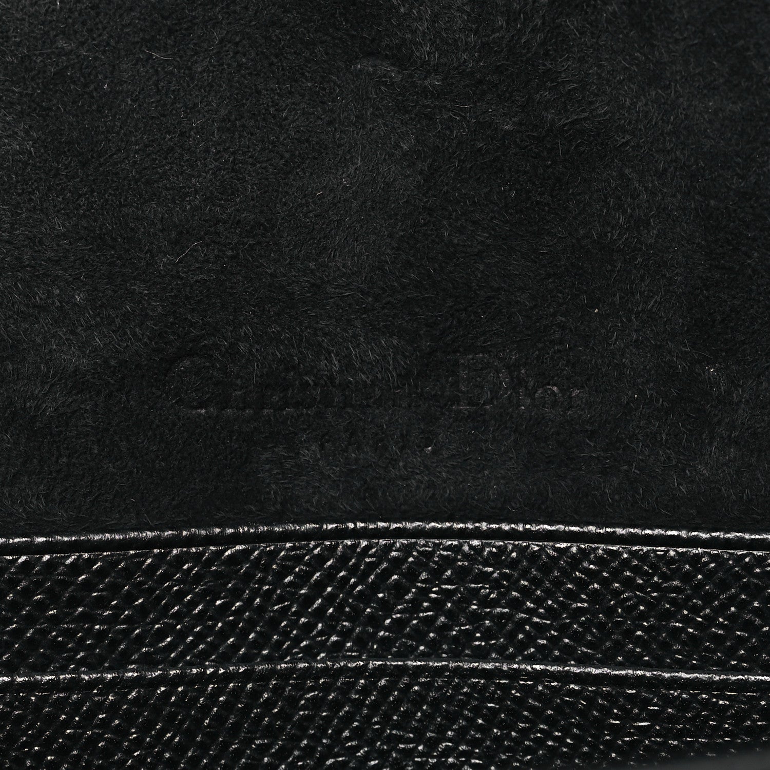 Christian Dior Grained Calfskin Saddle Belt Bag Black Black 6 of 10
