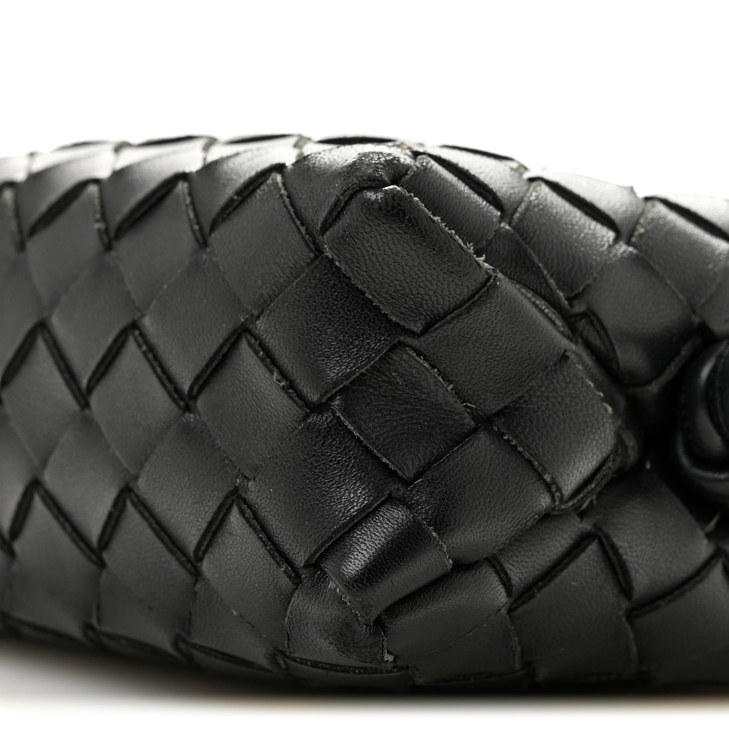 Nappa Intrecciato Mini Loop Camera Bag Black