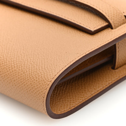 Hermes Epsom Casaque Kelly Wallet To Go Nata Biscuit Brique 10 of 11