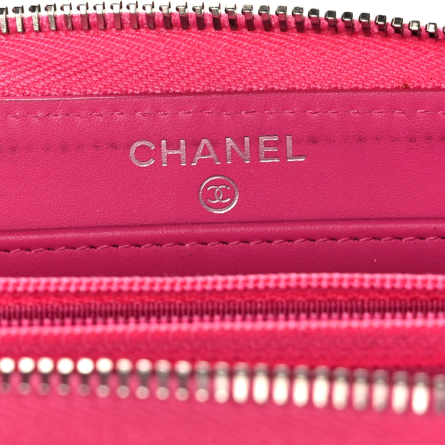 Caviar Quilted Large Gusset Zip Around Wallet Pink
