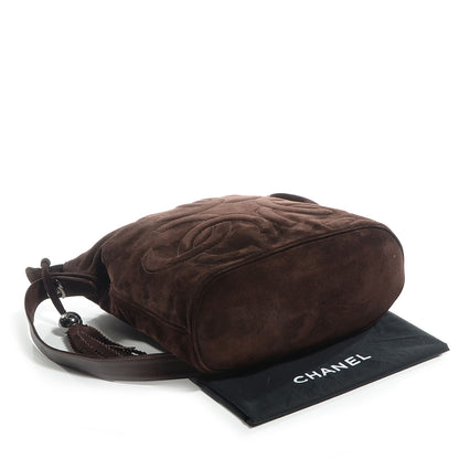 Chanel Suede CC Tassel Shoulder Bag Brown 4 of 7