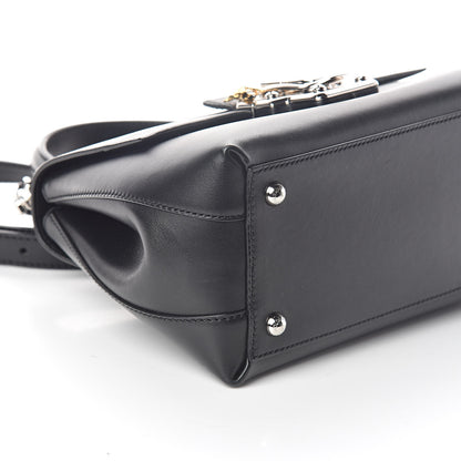 Dolce & Gabbana Calfskin Small Lucia Satchel Black 7 of 8