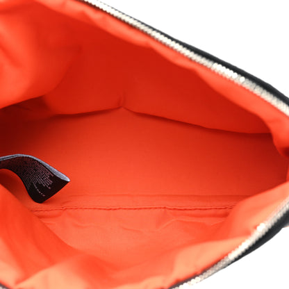 Hermes Cotton Canvas Mini Bolide Travel Cosmetic Pouch Black 5 of 9