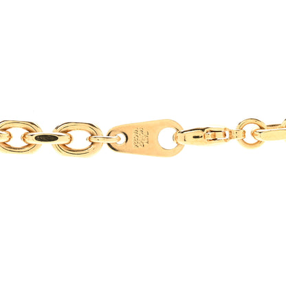 Louis Vuitton X TYLER THE CREATOR Lacquer Crystal Blooming Pendant Necklace Gold Green 5 of 7