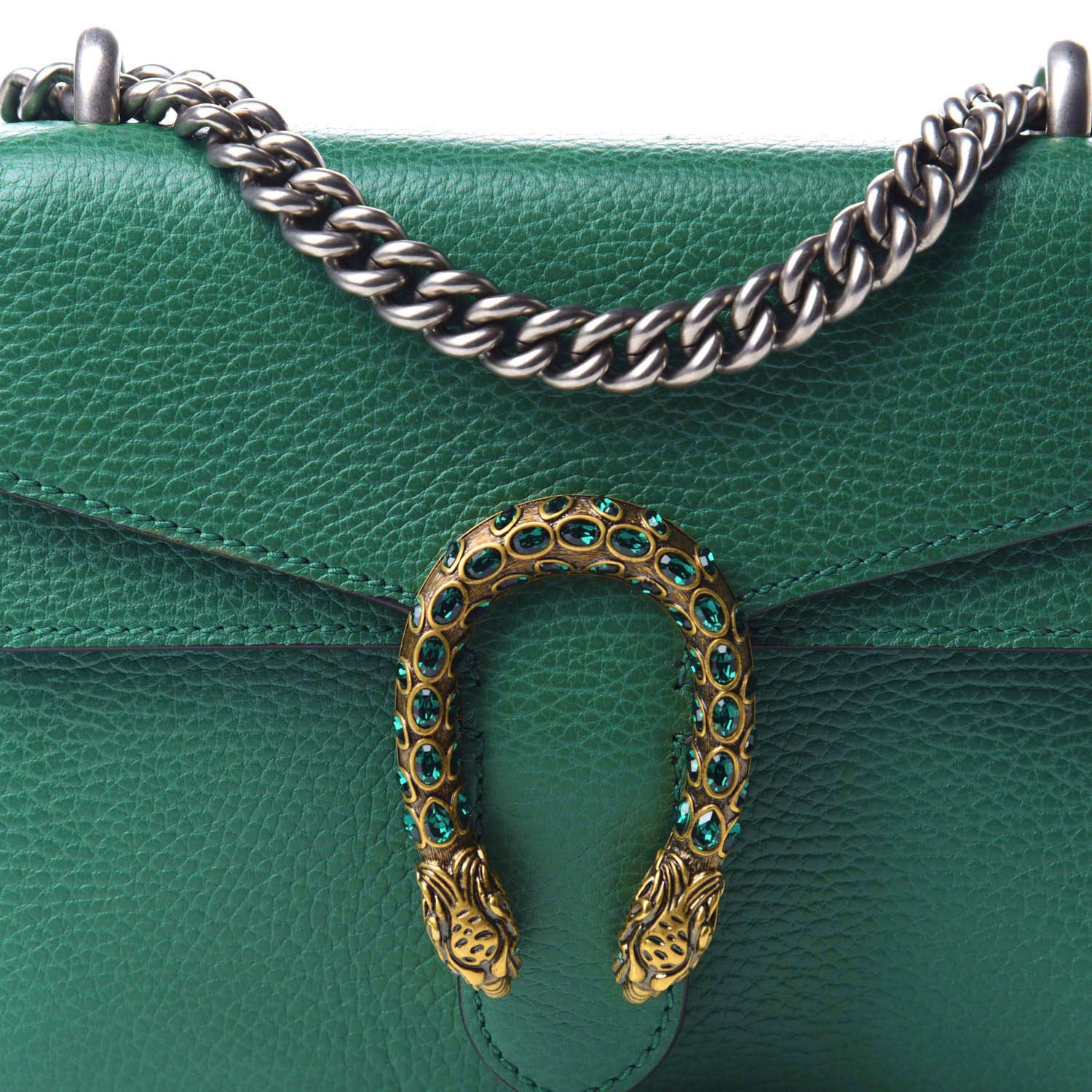 Gucci Calfskin Mini Dionysus Shoulder Bag Emerald 10 of 10