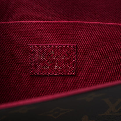 Louis Vuitton Monogram Pochette Felicie Chain Wallet Fuchsia 7 of 12