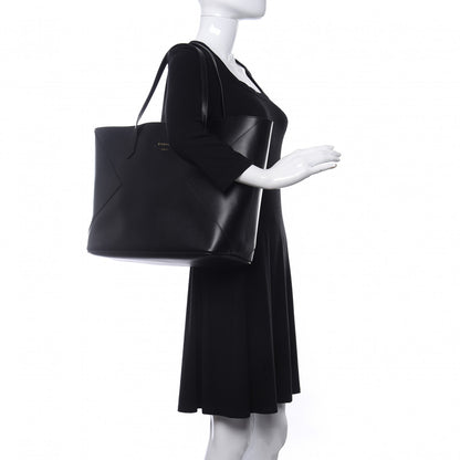 Givenchy Smooth Calfskin Wing Shopper Tote Black White 2 of 10