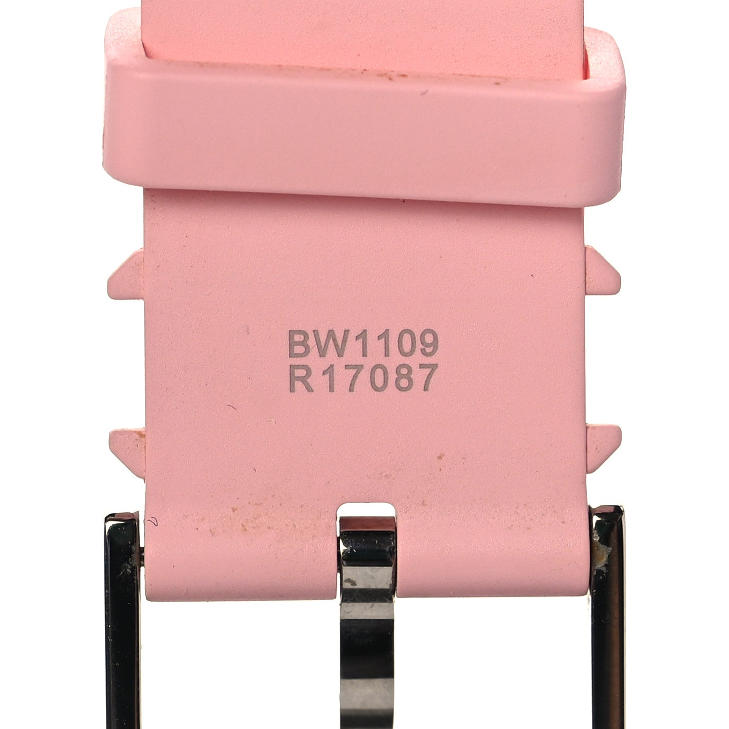 Louis Vuitton Rubber Monogram Tambour Watch Strap Rose 3 of 5