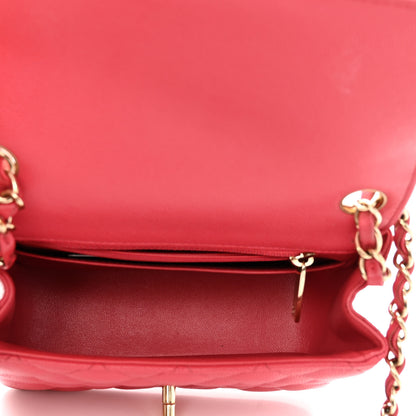 Chanel Caviar Quilted Mini Square Flap Pink 5 of 12