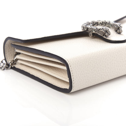 Gucci Dollar Calfskin Mini Dionysus Chain Wallet Mystic White 6 of 10