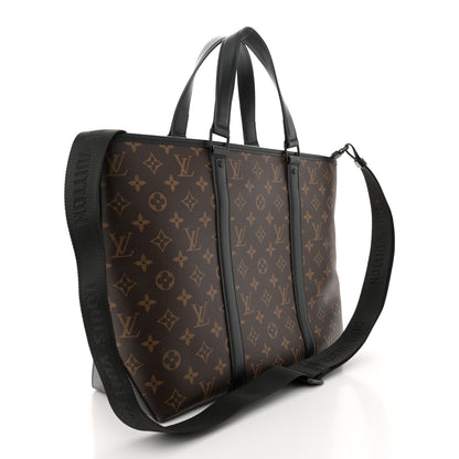 Louis Vuitton Monogram Macassar Weekend Tote PM 2 of 8