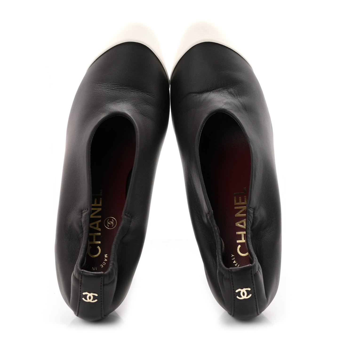Lambskin Pumps 35 Dark Brown Ivory