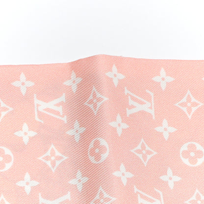 Louis Vuitton Silk Monogram Vivienne Hide and Seek Square Bandeau Rose 5 of 7