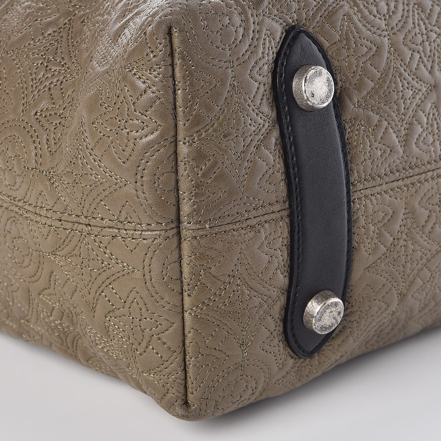 Louis Vuitton Monogram Lambskin Antheia Hobo PM Olive 8 of 9