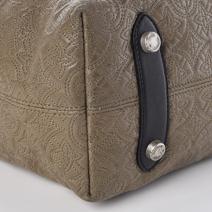 Louis Vuitton Monogram Lambskin Antheia Hobo PM Olive 8 of 9