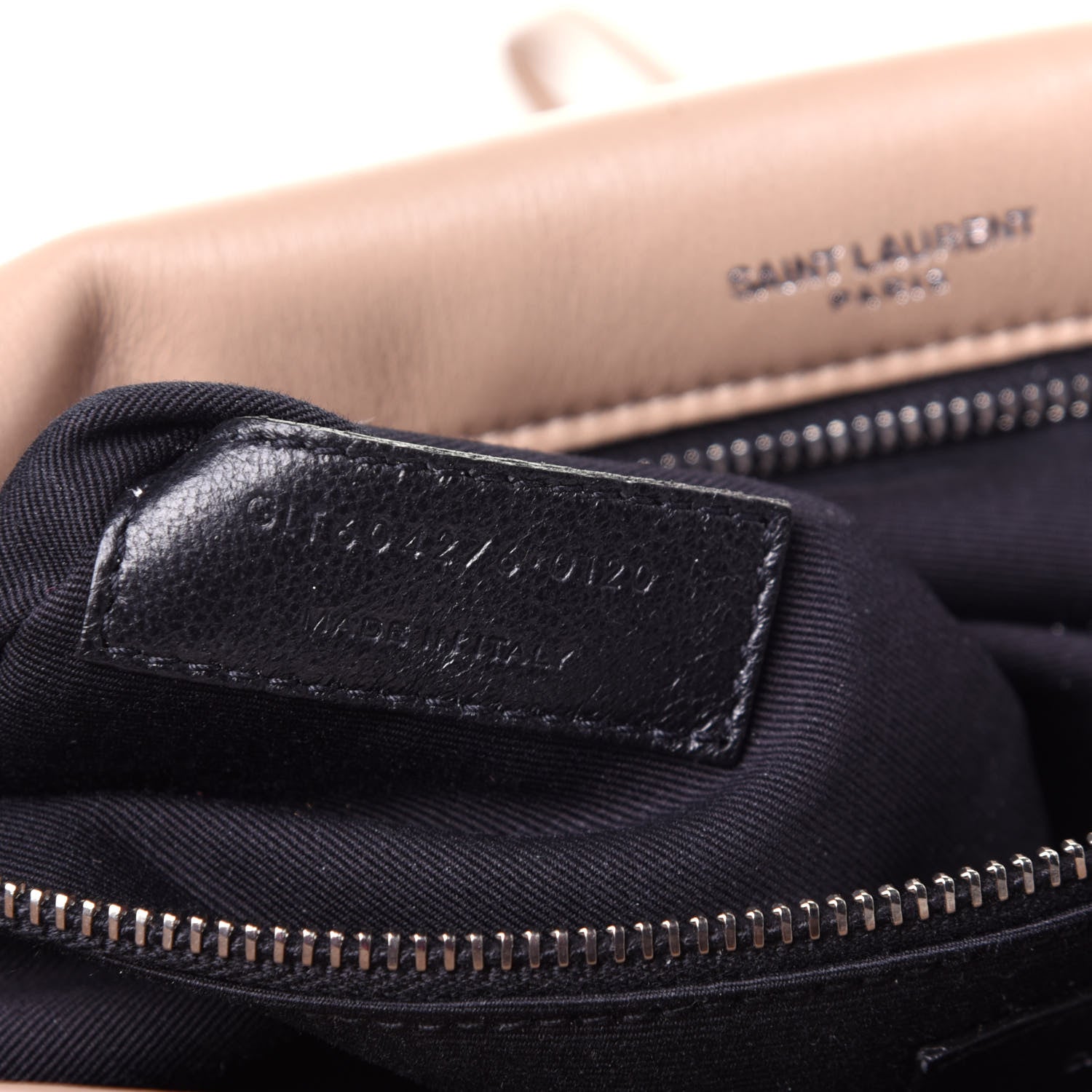 Saint Laurent Lambskin Monogram Tassel Kate 99 Gold Sand 9 of 11