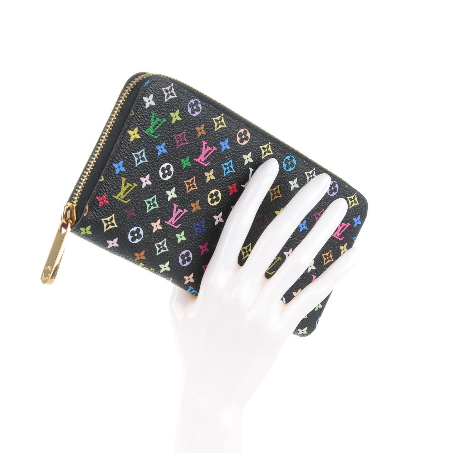 Monogram Multicolor Zippy Wallet Black Grenade
