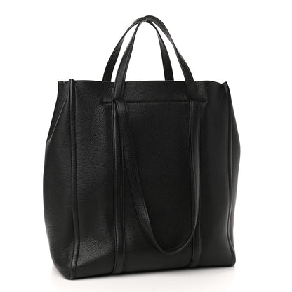 Marc Jacobs Grained Calfskin The Tag Tote Black 3 of 11