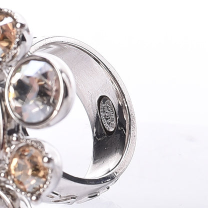 Chanel Crystal CC Ring 7 Silver 4 of 4