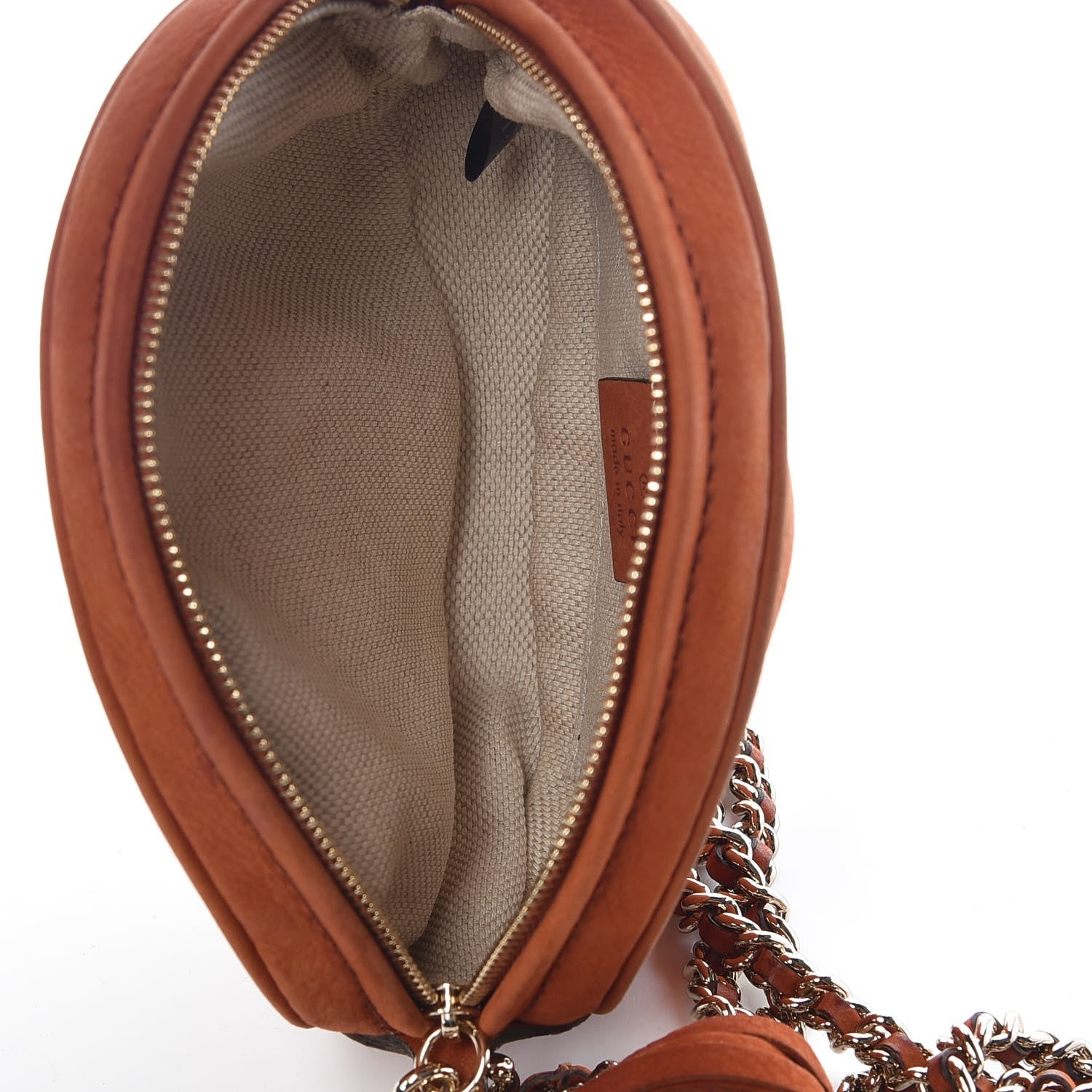 Gucci Vitello Range Mini Soho Chain Bag Old Whisky 5 of 7