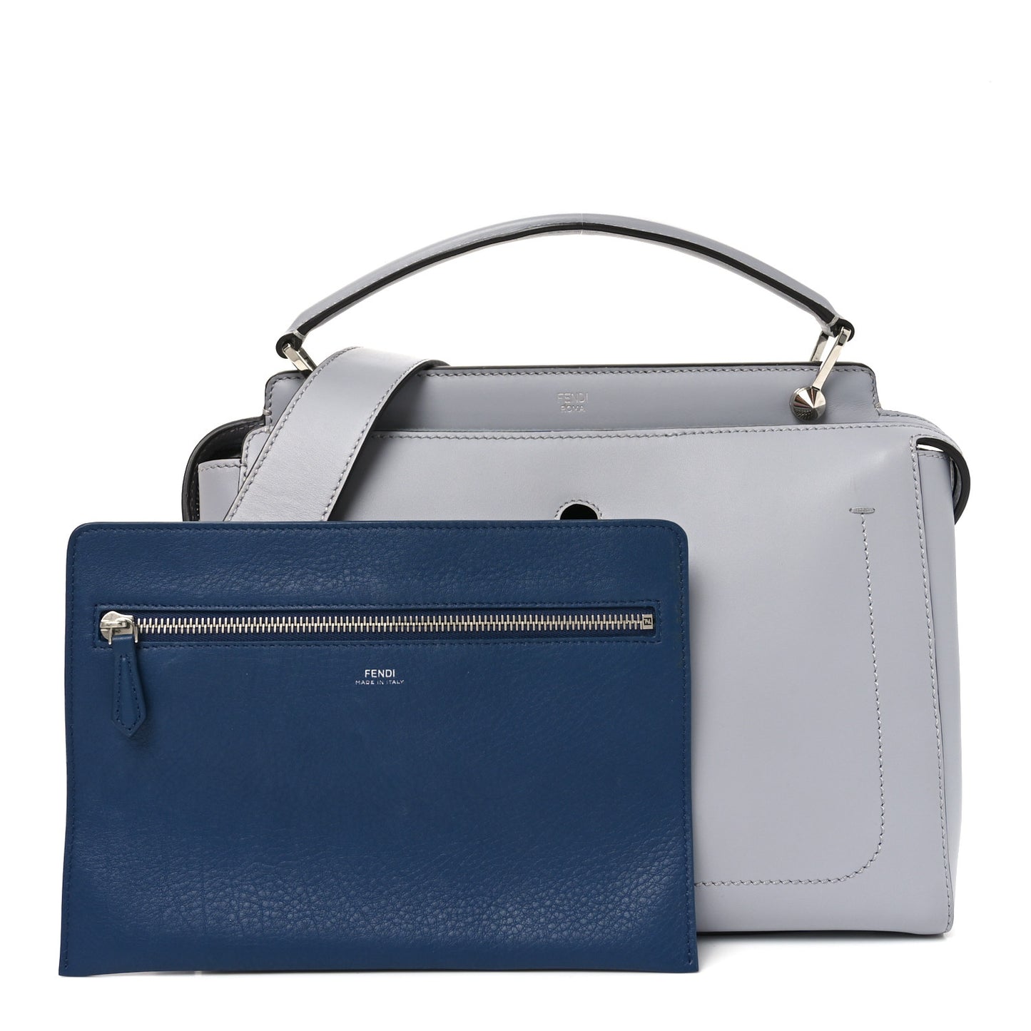 Vitello Baltico Dolce DotCom Satchel Ardesia