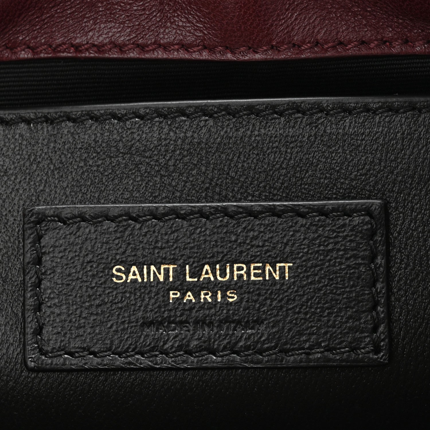 Saint Laurent Lambskin Quilted Monogram Mini Nolita Rouge Cabernet 6 of 10