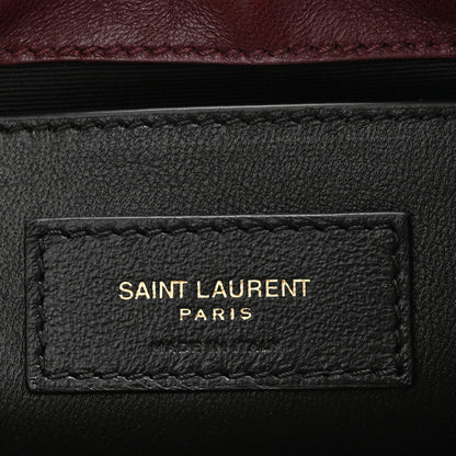 Saint Laurent Lambskin Quilted Monogram Mini Nolita Rouge Cabernet 6 of 10