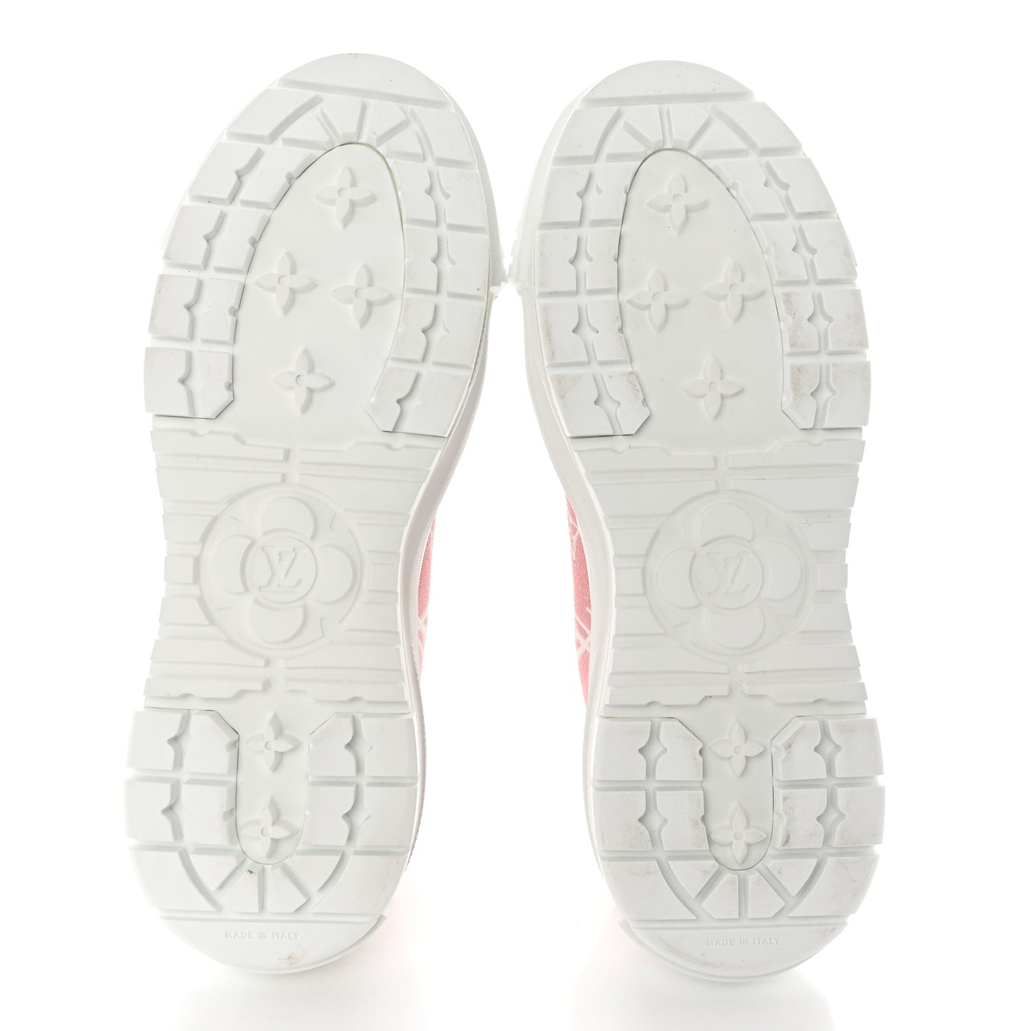Denim Monogram Squad Sneakers 40 Pink