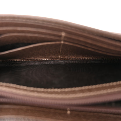 Gucci GG Supreme Monogram Web Ophidia Wallet On Chain Brown 5 of 11