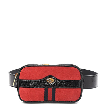 Gucci Suede Patent Ophidia Belted iPhone Case 90 36 Red 1 of 10