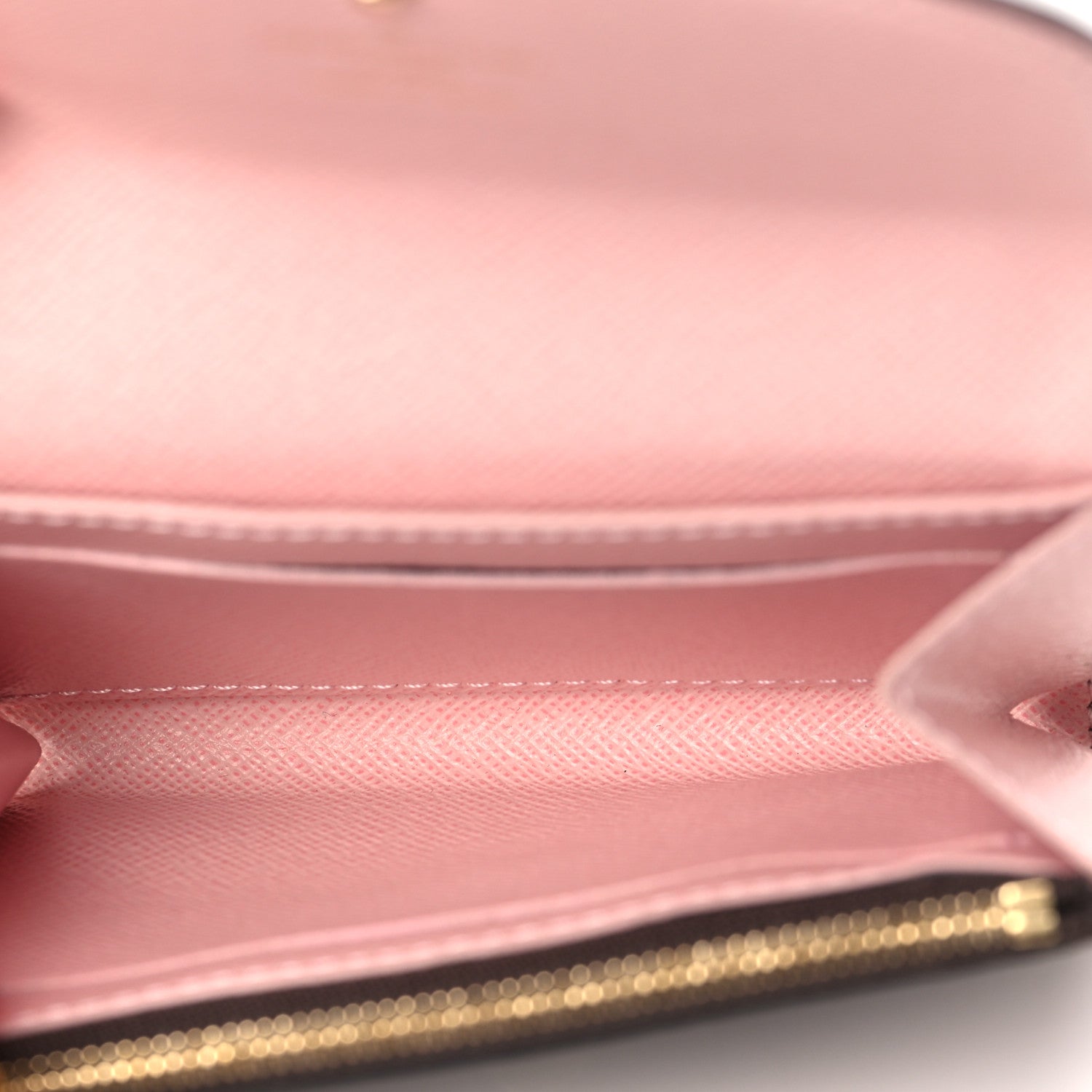 Louis Vuitton Damier Ebene Rosalie Coin Purse Rose Ballerine 5 of 6