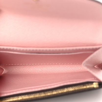 Louis Vuitton Damier Ebene Rosalie Coin Purse Rose Ballerine 5 of 6