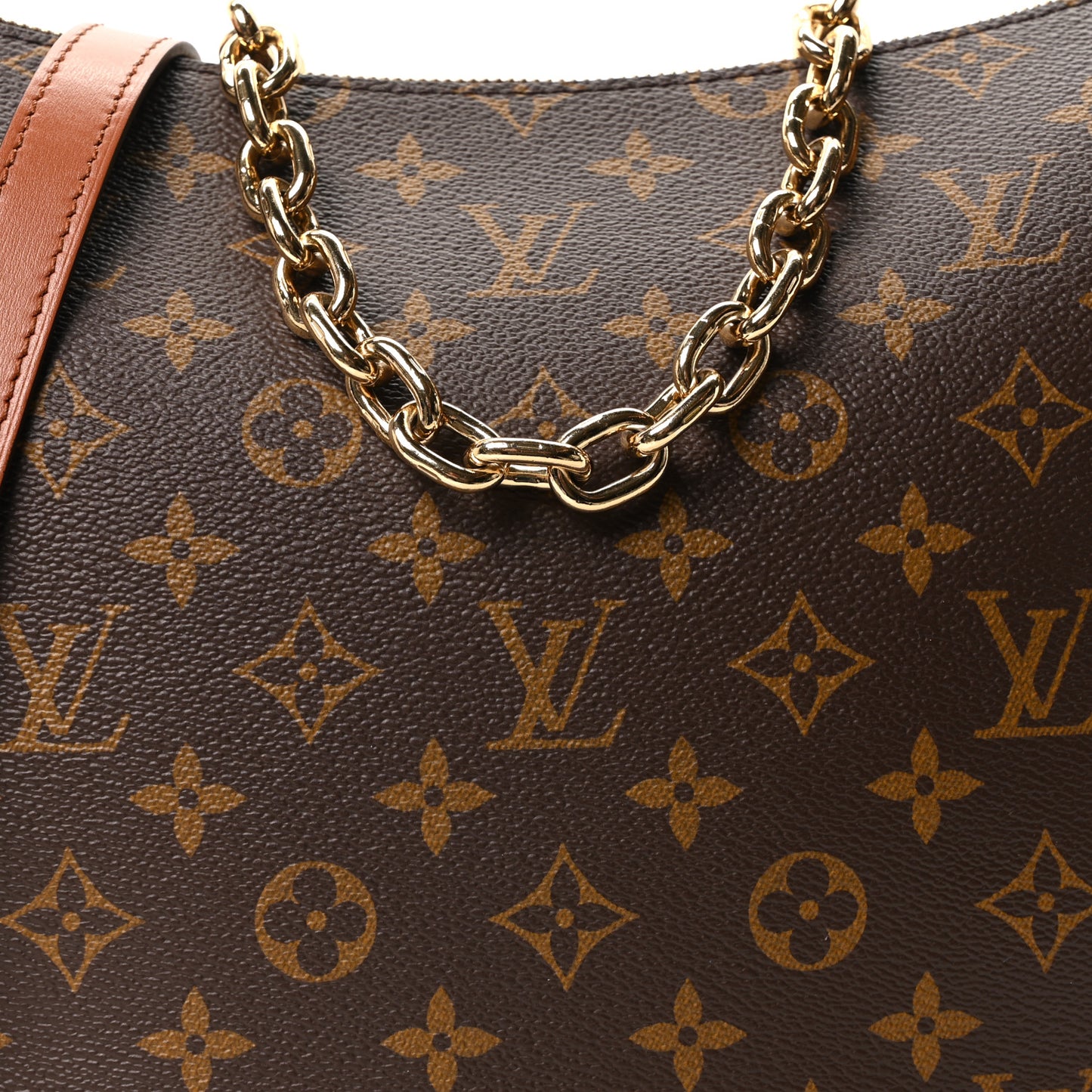 Reverse Monogram Loop Hobo