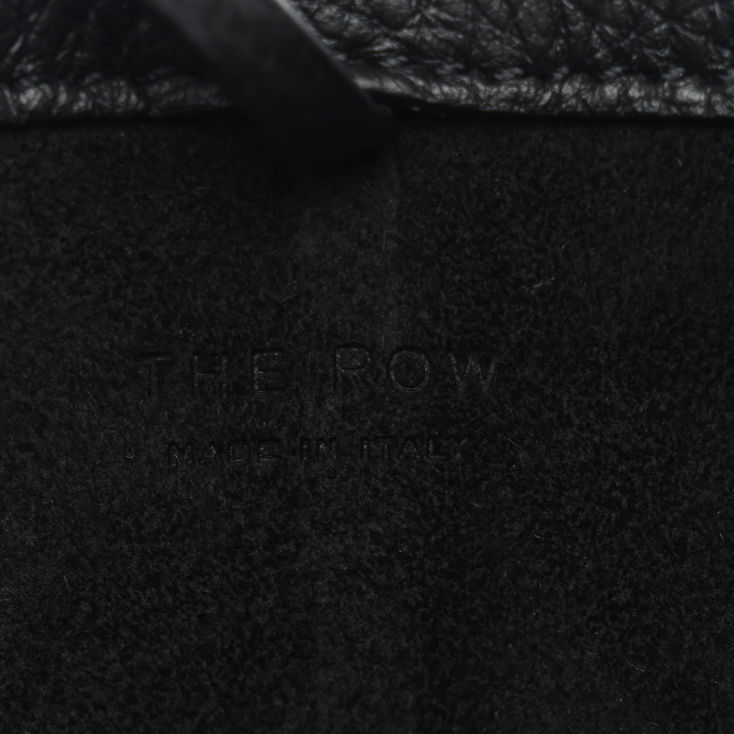 Grained Calfskin Small N/S Park Tote Black