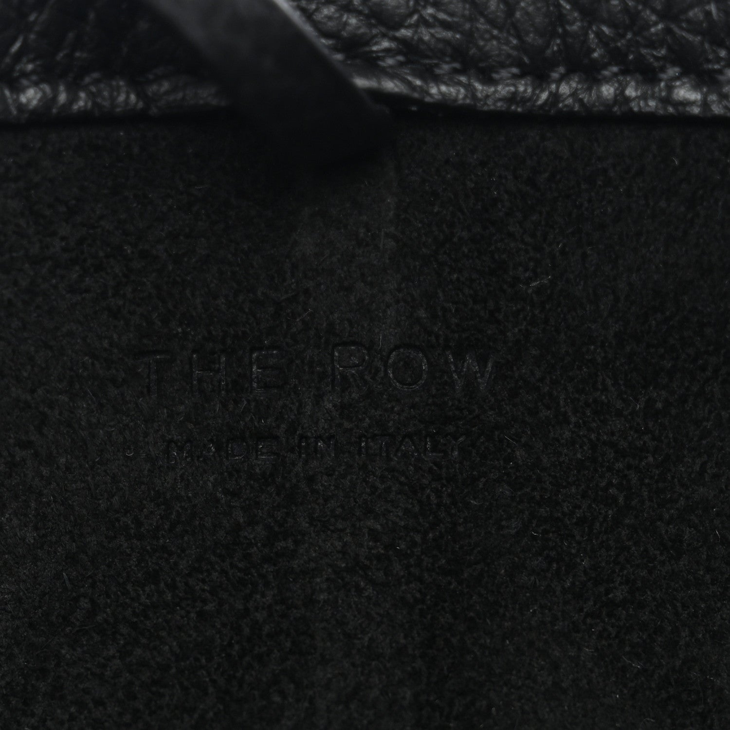 The Row Grained Calfskin Small N/S Park Tote Black 6 of 9